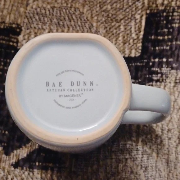 4/$60 New Baby Blue Rae Dunn Artisan Collection Mug - "Love My Peeps" - Picture 4 of 5